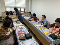 보은군  노인회관 취미교실 인기 만점