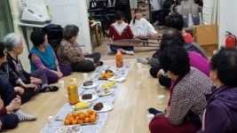 장락초, 연말연시 경로당 위문 봉사활동 실시