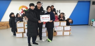 충주시 중앙탑면 사랑의 라면 전달