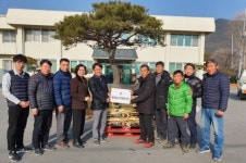 담양군 무정면 농업경영인회, 어려운 이웃 사랑의 쌀 기탁