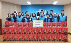 천안시 쌍용3동 행복키움지원단, 설 명절 후원품 전달