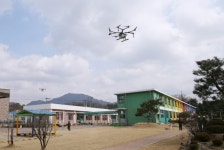 충주시, 산척면 일대코로나19 방역 드론 투입