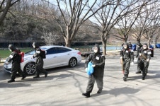 담양 6753부대 제2대대, 관내 다중이용시설 방역소독 지원