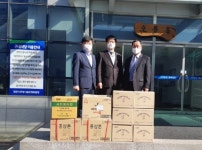 충남북부상공회의소, 천안시 코로나19대응반에 격려물품 전달