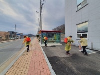 영동군 양강면, 코로나19 예방 집중방역에 구슬땀