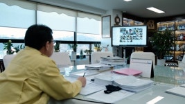 영동군, 사회적거리두기 스마트PC 영상회의
