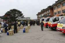 부여군, 부여읍・규암면 시내 전면 방역작업