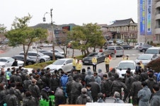 부여군, 부여읍・규암면 시내 전면 방역작업