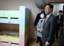 양승조 지사, 아동복지시설 방문