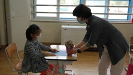 기다리고 기다리던 군남초등학교 등교 수업