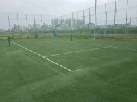 청주시, 강내생활체육공원 축구장 인조잔디 교체