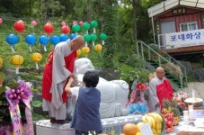 [힐링사찰] 옥천 국사암 포대화상 점안식