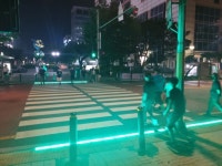 고양시, 행신초·낙민초·화정역 광장 횡단보도 LED 바닥신호등 시범설치