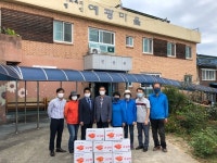 순천시, 도시텃밭 농산물 노인돌봄시설에 나눔
