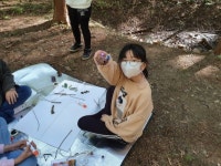 군서초, 화인산림욕장에서 숲체험 실시