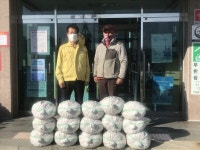 추풍령면 지봉리 김정래 이장, 쌀 15포 기탁