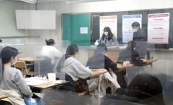 대전괴정고, 대학수학능력시험 수험장 풍경!
