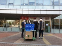 코로나 극복 의료진에 하동 공기캔 응원