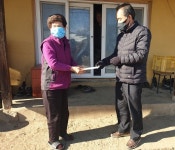 영동군  황간면서송원교회, 황간면에 이웃돕기 성금 기탁