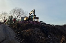 하동군 청암면,건호환경, 화재 주택 건설폐기물 처리 지원
