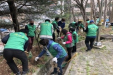 온천2동 새마을지도자協, 식목일 앞두고 무궁화 식재