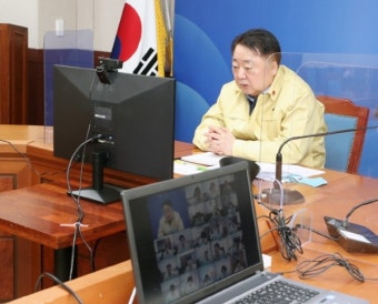 한범덕 청주시장,'시민의 생명 재산 보호 위해 방역에 만전'강조