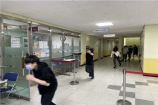 괴산오성중학교 기숙사, 야간화재대피훈련 및 소방점검