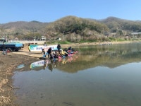 옥천군, 뱀장어 치어 2만여 마리 대청호 방류