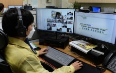 충북농기원, 과수화상병 차단 가상훈련 실시