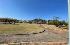 광양시청 앞 공원등, 시민광장 환하게 밝혀