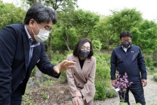은수미 시장, 성남가드너 교육생 격려차 신구대 식물원 방문