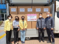 (주)세일하이텍, 고향 하동에 마스크 10만장 기증