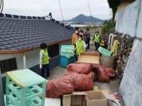 하동군 금성면 부자가정 주거환경 개선 구슬땀