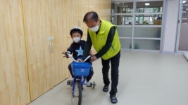 죽향초 병설유치원, 찾아오는 자전거 안전교육