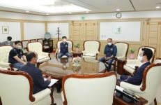 허태정 대전시장, 도시공사 환경노동조합 간담회