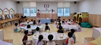 창리초병설유치원, 요리조리 쿡쿡!  케이크 만들기 체험 실시