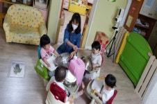 대전시 유성구, 이삭 어린이집의 신나는 난타 공연