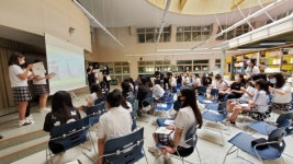 괴산북중, 2021. 그림책 출판기념회 개최