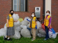 추풍령면 적십자봉사단, 페트병 수거하며 쾌적한 환경조성