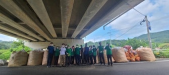 학산면 새마을협의회, 환경정화 봉사활동 앞장