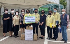 (사)대한미용사회 청주시서원구지부, 서원보건소 직원 격려 방문