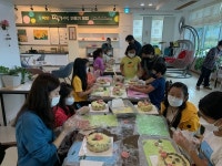 담양 봉산면 지역사회보장협의체, 오색빛 떡케잌 만들기 체험 진행
