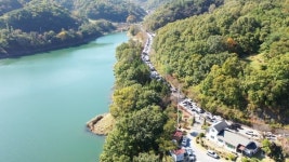 제천 옥순봉 출렁다리 주말 관광객 3만명 몰려