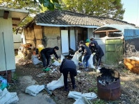 괴산군 청안면, 취약계층 가구 사랑의 집 청소 실시