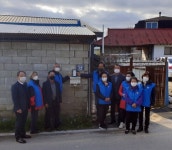 삼성면 바르게살기위원회, 사랑의 부부 문패 전달식 진행