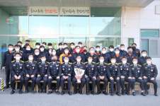 옥천소방서, 청산119안전센터 안중식 팀장 정년 퇴임식 가져