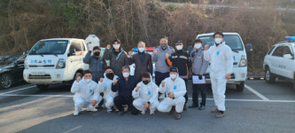 하동군 진교면청년회 코로나19 방역활동 전개