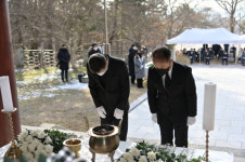 부여군, 2022년 새해 충령사 참배