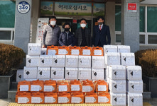 하동군 자연향기·율림, 고전면 소외계층에 물품 후원