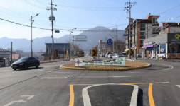 옥천군, 양수리 회전교차로 조성